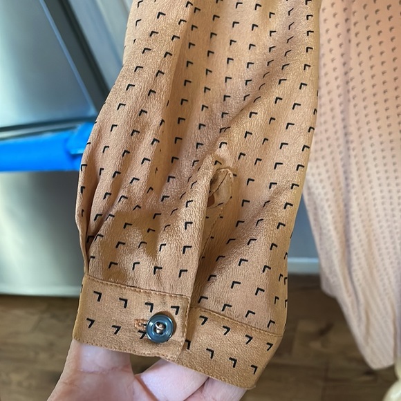 1980s VINTAGE Jack Mulqueen Printed Silk Dress ( A-1) - Picture 7 of 17